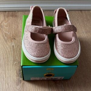 Keds Kate Spade Sparkle Mary Jane Shoes - Rose Gold